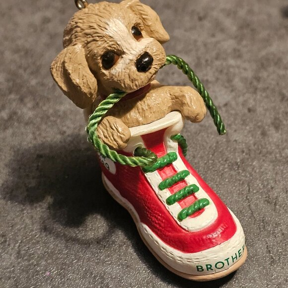 Lot of 6 Family-Themed Christmas Ornaments Mom Grandma Dad Brother Daughter - Picture 4 of 11